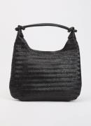 L.K.Bennett Seren handtas van leer met gevlochten detail