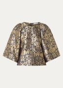 by-bar Zasu top met pofmouw