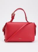 FURLA Double Mini Boston schoudertas van leer