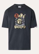 Aape T-shirt met front- en backprint