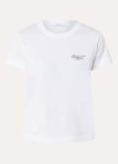 Givenchy T-shirt met logo- en backprint