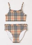 Burberry Babette bikiniset met ruitdessin