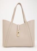 FURLA Goccia L schoudertas van kalfsleer met logo