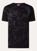 Diesel T-Norm-V7 T-shirt met print en logo