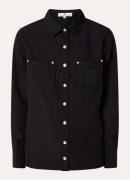 Fifth House Lonni blouse met borstzakken en logoborduring