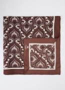 MaxMara Onesto sjaal van zijde met paisley dessin 90 x 90 cm