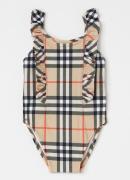 Burberry Badpak met ruitdessin