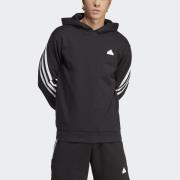 Hoodie, 3 stripes op de mouwen