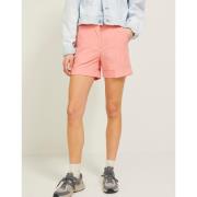 Short met plooitjes, hoge taille