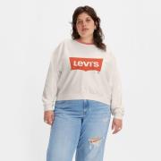 Cropped sweater, logo vooraan