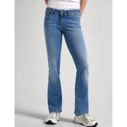 Flare jeans, slim fit, lage taille