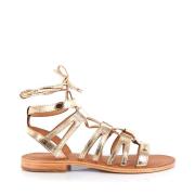 Sandalen in leer Hercule