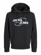 Rechte hoodie met logo