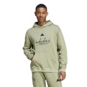 Hoodie met dubbel logo