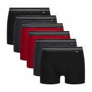 Set van 6 effen boxershorts Ecodim