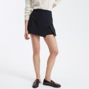 Rok-short, met tennisstrepen