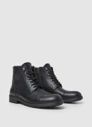 Bottines in leer met veters Fred Land