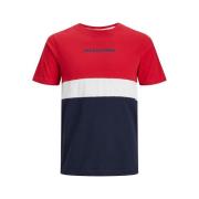 T-shirt met ronde hals color block Jjereid