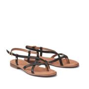 Platte sandalen, multi-bandjes