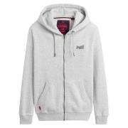 Zip-up hoodie met logo Essential