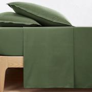 Effen plat laken in perkalkatoen Scenario