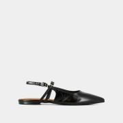 Ballerina's slingback in leer Dura