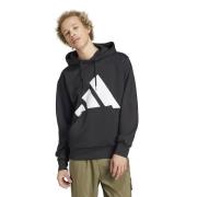 Hoodie in molton van Essentiel met groot logo