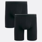 Set van 2 effen zwarte boxershorts