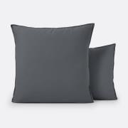 Effen kussensloop in gewassen katoen, Scenario