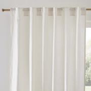 Gordijn met verdekte lussen linnen/fluweel, Onega x Velvet