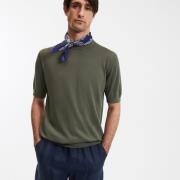 T-shirt in tricot met ronde hals