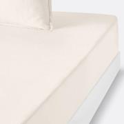 Hoeslaken in gewassen linnen, omslag 35 cm, Linot