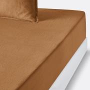 Hoeslaken in gewassen linnen, omslag 35 cm, Linot