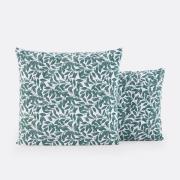 Kussensloop in gewassen katoen, Feuillage