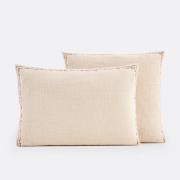 Kussensloop tweezijdig tetra/linnen , Thesari