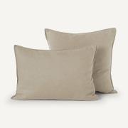 Kussensloop in gewassen linnen, Elina