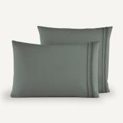 Kussensloop in perkalkatoen, Florentina