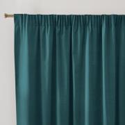 Gordijn in fluweel met aangerimpeld biesje, Velvet