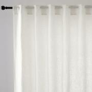 Onega breed gewassen linnen gordijn met verborgen flap