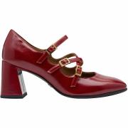 Schoenen met dubbele band en hak