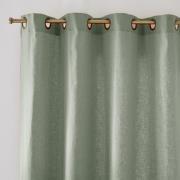 Gordijn in halflinnen met oogjes, Lincot