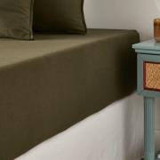 Hoeslaken, katoen flanel, omslag 30 cm, Clara