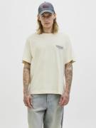 T-shirt met ronde hals en print achteraan