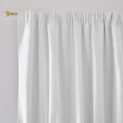 Geplooid linnen verduisteringsgordijn Elba