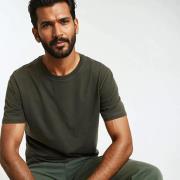 T-shirt met ronde hals en korte mouwen