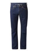 Levi's 501 high rise straight leg jeans in donkere wassing