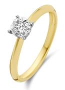 Diamond Point Gouden ring 0.17 ct diamant Enchanted