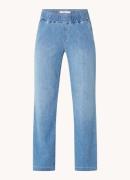 BRAX Maine high waist wide leg jeans met medium wassing