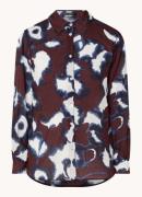 OPUS Fumine Floral blouse met grafische print