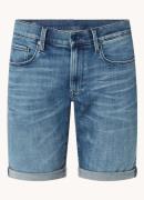 G-Star RAW Slim fit korte broek van denim met gekleurde wassing